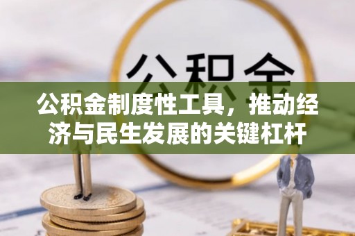 双溪公积金制度性工具，推动经济与民生发展的关键杠杆